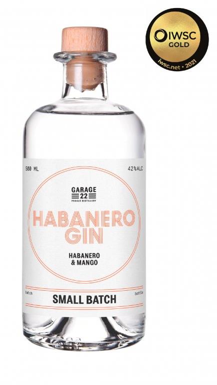 Garage 22 Habanero gin 0,5 l 42 %